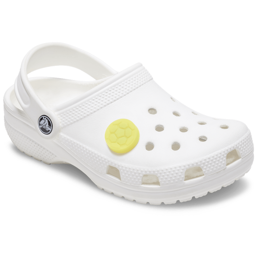 Crocs Trending | Lights Up Yellow Soccer Ball Jibbitz™ charms