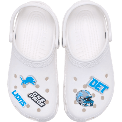 Crocs Exclusive | NFL Detroit Lions 5 Pack Jibbitz Shoe Charm