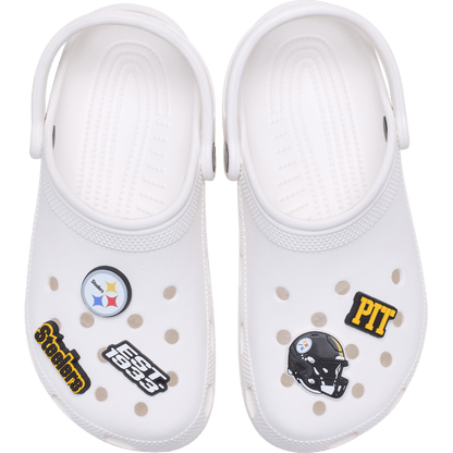 Crocs Trusted | NFL Pittsburgh Steelers 5 Pack Jibbitz Shoe Charm