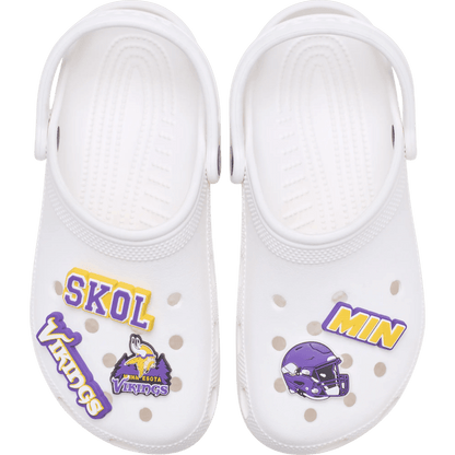 Crocs New | NFL Minnesota Vikings 5 Pack Jibbitz Shoe Charm