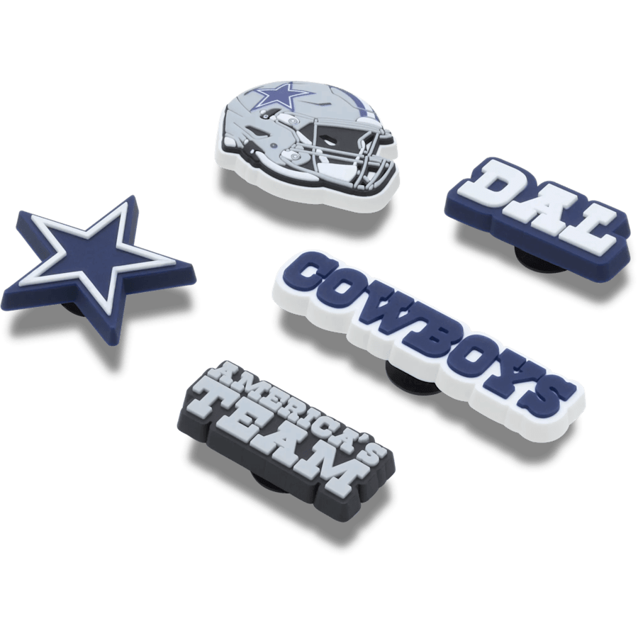 Crocs Essential | NFL Dallas Cowboys 5 Pack Jibbitz Shoe Charm