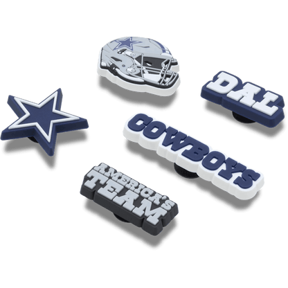 Crocs Essential | NFL Dallas Cowboys 5 Pack Jibbitz Shoe Charm
