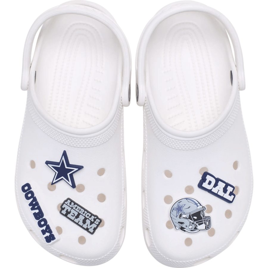 Crocs Essential | NFL Dallas Cowboys 5 Pack Jibbitz Shoe Charm