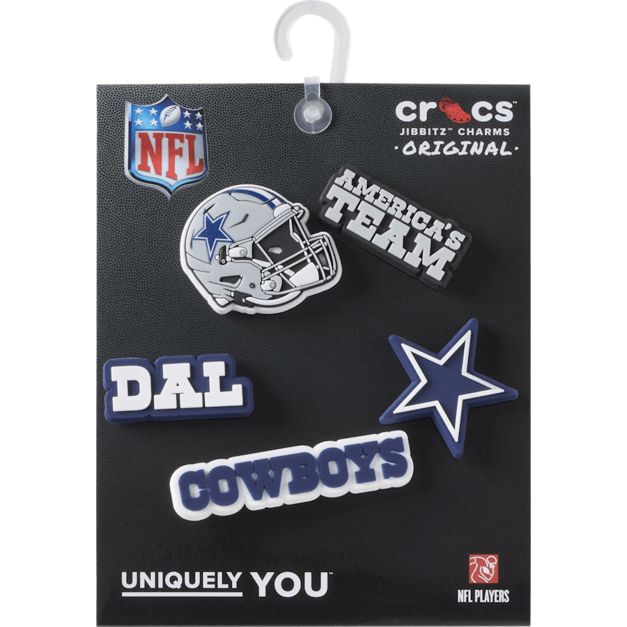 Crocs Essential | NFL Dallas Cowboys 5 Pack Jibbitz Shoe Charm