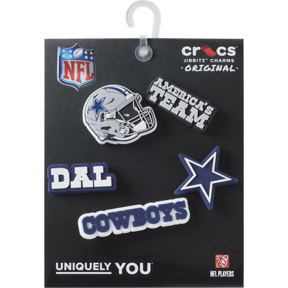 Crocs Essential | NFL Dallas Cowboys 5 Pack Jibbitz Shoe Charm