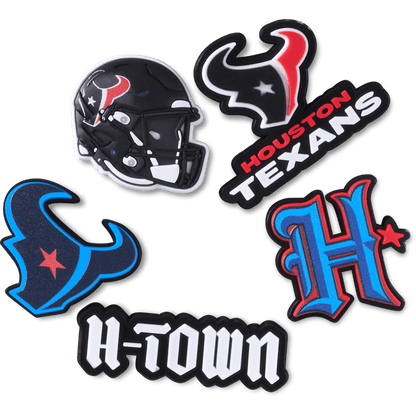 Crocs Value | NFL Houston Texans 5 Pack Jibbitz Shoe Charm