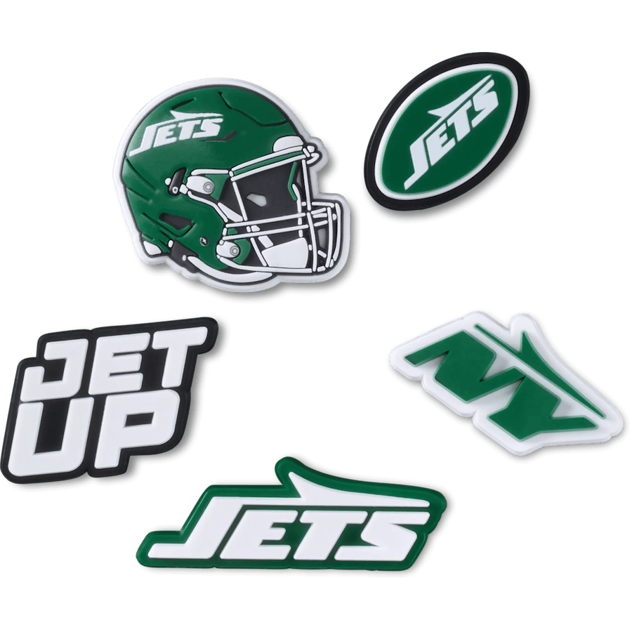 Crocs Top Pick | NFL New York Jets 5 Pack Jibbitz Shoe Charm