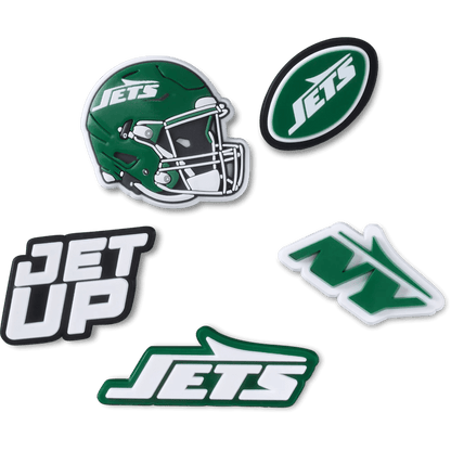 Crocs Top Pick | NFL New York Jets 5 Pack Jibbitz Shoe Charm