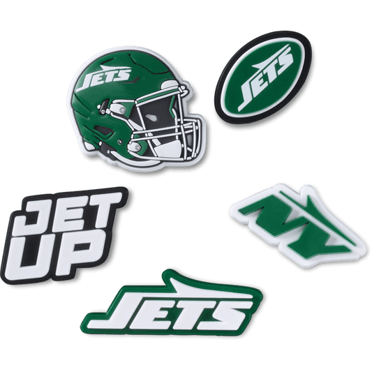 Crocs Top Pick | NFL New York Jets 5 Pack Jibbitz Shoe Charm
