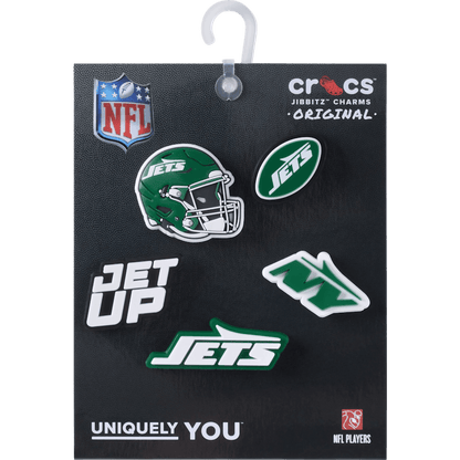 Crocs Top Pick | NFL New York Jets 5 Pack Jibbitz Shoe Charm