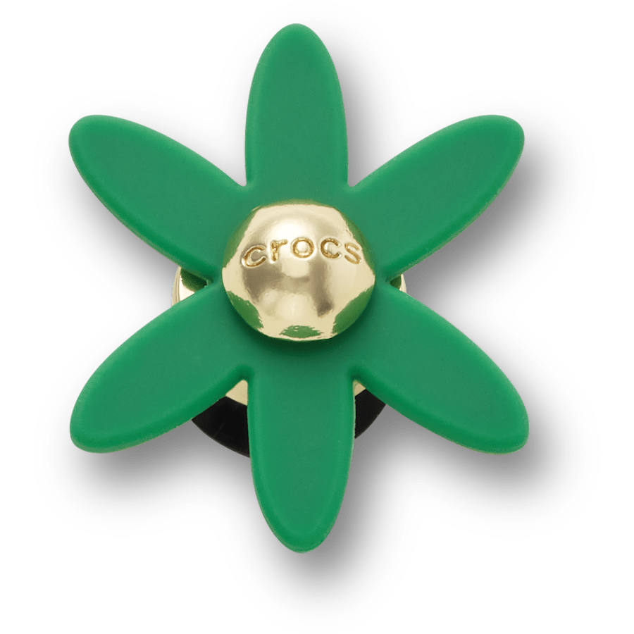 Crocs Deals | Retro Green Spinner Flower Jibbitz™ charms