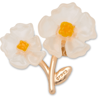 Crocs Special Offer | White Floral Blossom Jibbitz™ charms