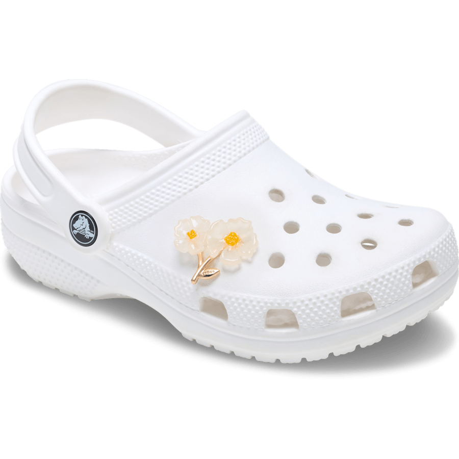 Crocs Special Offer | White Floral Blossom Jibbitz™ charms
