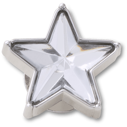 Crocs Signature | Silver Gem Sparkle Star Jibbitz™ charms