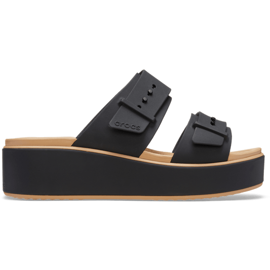 Crocs Classic | Brooklyn Buckle Matte Wrap Low Wedge