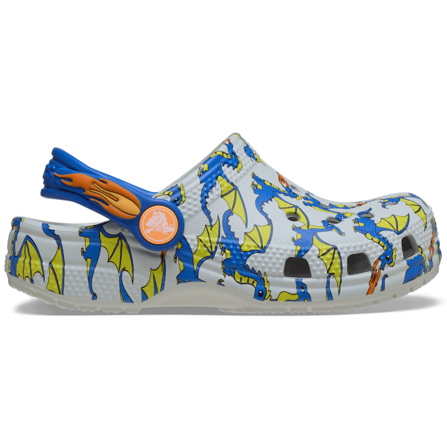 Crocs Hot Sale | Toddler Classic Dragon Graphic Clog