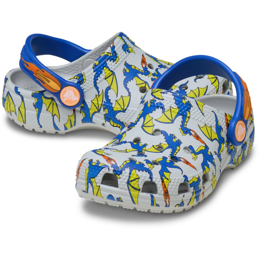 Crocs Hot Sale | Toddler Classic Dragon Graphic Clog
