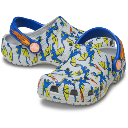Crocs Hot Sale | Toddler Classic Dragon Graphic Clog